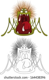 Spider cartoon