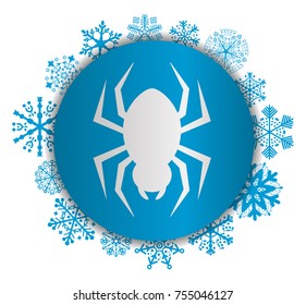 spider christmas icon
