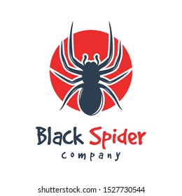 Spider Circle Animal Logo Design Stock Vector (Royalty Free) 1527730544 ...