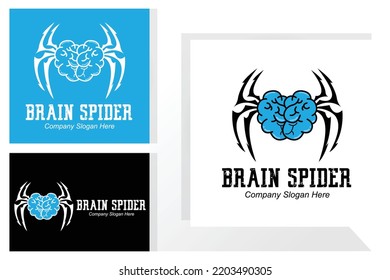 Spider and Cobweb Logo Vector Icons