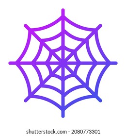 araña, icono de contorno de vector cobertor.