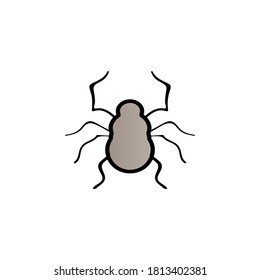 Spider color gradient vector icon