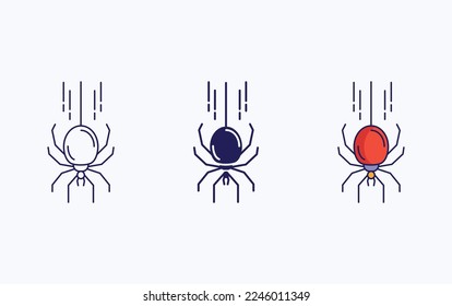 Spider design vector illustration icon