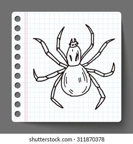 spider doodle