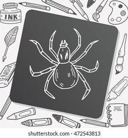 spider doodle