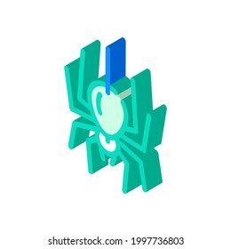 spider fear isometric icon vector. spider fear sign. isolated symbol illustration
