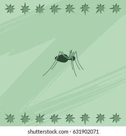 Spider flat icon. Spider logo illustration.