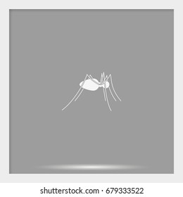 Spider flat icon. Spider logo illustration.