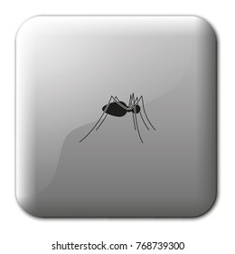 Spider flat vector icon.