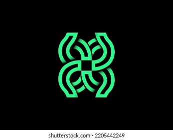 Spider H blockchain Logo, Connect, Networking logo