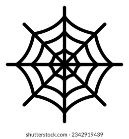 spider halloween icon on transparent background