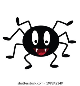 Spider. Halloween vector illustration