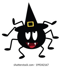 Spider. Halloween vector illustration