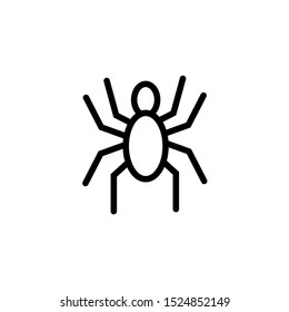 Spider halloween vector simple icon