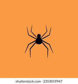 Spider, Happy Halloween vector icon