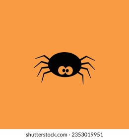 Spider, Happy Halloween vector icon