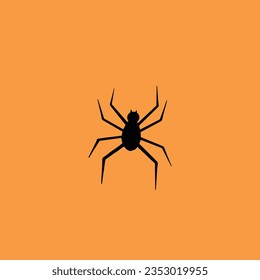 Spider, Happy Halloween vector icon