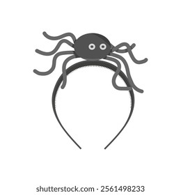 Spider Headband, Halloween Vector Illustration, Isolated