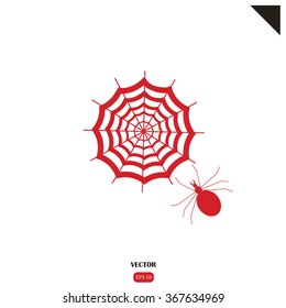  spider Icon. cobweb 