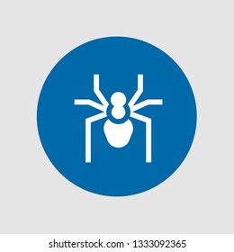  Spider icon. Editable  Spider icon for web or mobile.