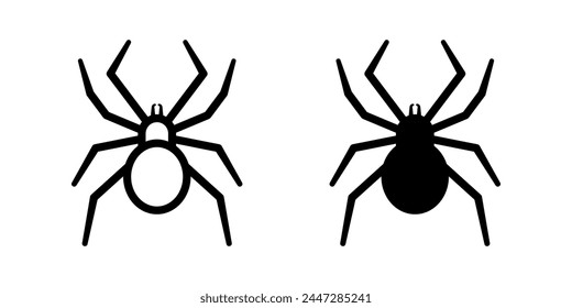 Spider icon. flat illustration of vector icon for web