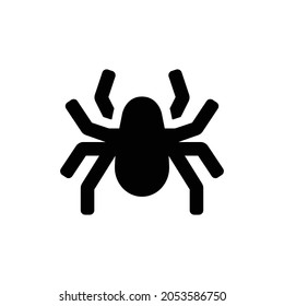 spider Icon. Flat style design isolated on white background. Vector illustration