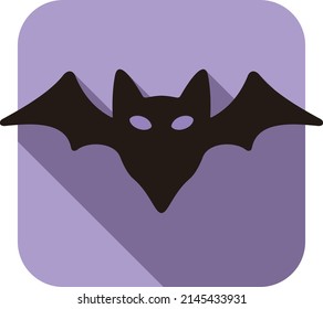 Spider icon, Halloween flat icon design vector illustration