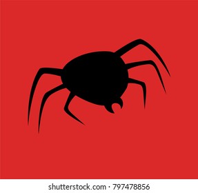 Spider icon illustration