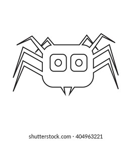 Spider Icon Illustration design