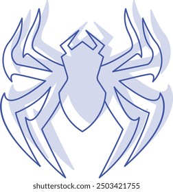 Spider Icon and Illustration for Halloween and Creepy-Themed Designs