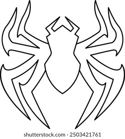 Spider Icon and Illustration for Halloween and Creepy-Themed Designs