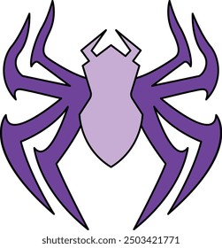 Spider Icon and Illustration for Halloween and Creepy-Themed Designs