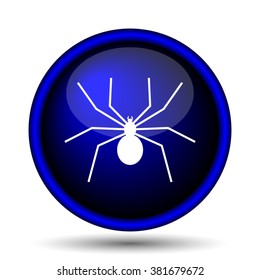 Spider icon. Internet button on white background. EPS10 vector