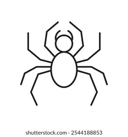 Spider icon. isolated vector icon.