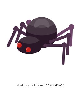 Spider icon. Isometric of spider vector icon for web design isolated on white background