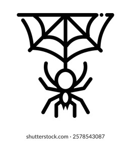 Spider Icon in Line Style