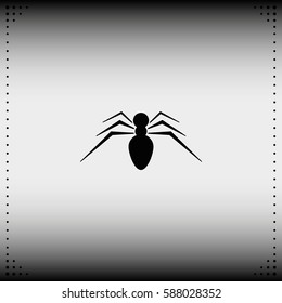 Spider icon. Spider logo illustration.