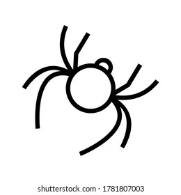 spider icon or logo isolated sign symbol vector illustration - high quality black style vector icons
