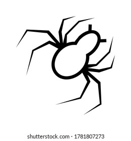 spider icon or logo isolated sign symbol vector illustration - high quality black style vector icons
