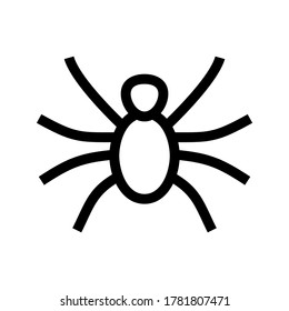 spider icon or logo isolated sign symbol vector illustration - high quality black style vector icons
