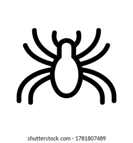 spider icon or logo isolated sign symbol vector illustration - high quality black style vector icons
