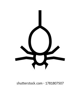 spider icon or logo isolated sign symbol vector illustration - high quality black style vector icons
