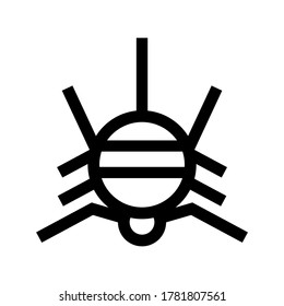 spider icon or logo isolated sign symbol vector illustration - high quality black style vector icons
