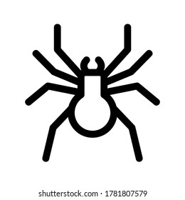 spider icon or logo isolated sign symbol vector illustration - high quality black style vector icons
