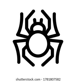 spider icon or logo isolated sign symbol vector illustration - high quality black style vector icons
