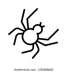 spider icon or logo isolated sign symbol vector illustration - high quality black style vector icons
