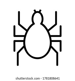 spider icon or logo isolated sign symbol vector illustration - high quality black style vector icons
