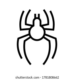 spider icon or logo isolated sign symbol vector illustration - high quality black style vector icons
