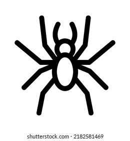 spider icon or logo isolated sign symbol vector illustration - high quality black style vector icons
