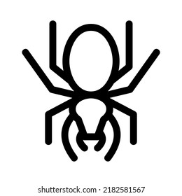 spider icon or logo isolated sign symbol vector illustration - high quality black style vector icons
